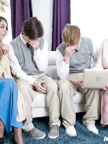 Ashley Wolf And Penny Barber Get Nicely Fucked In The Living Room