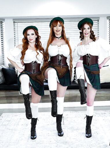 Three Saucy Redhead MYLFs Get Fucked In Turn photos (Lauren Phillips, Sophia Locke, Ellie Murphy)